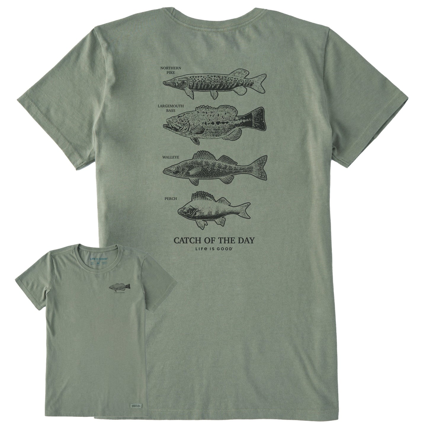 Women's Freshwater Catch of the Day Short Sleeve Crusher Tee
