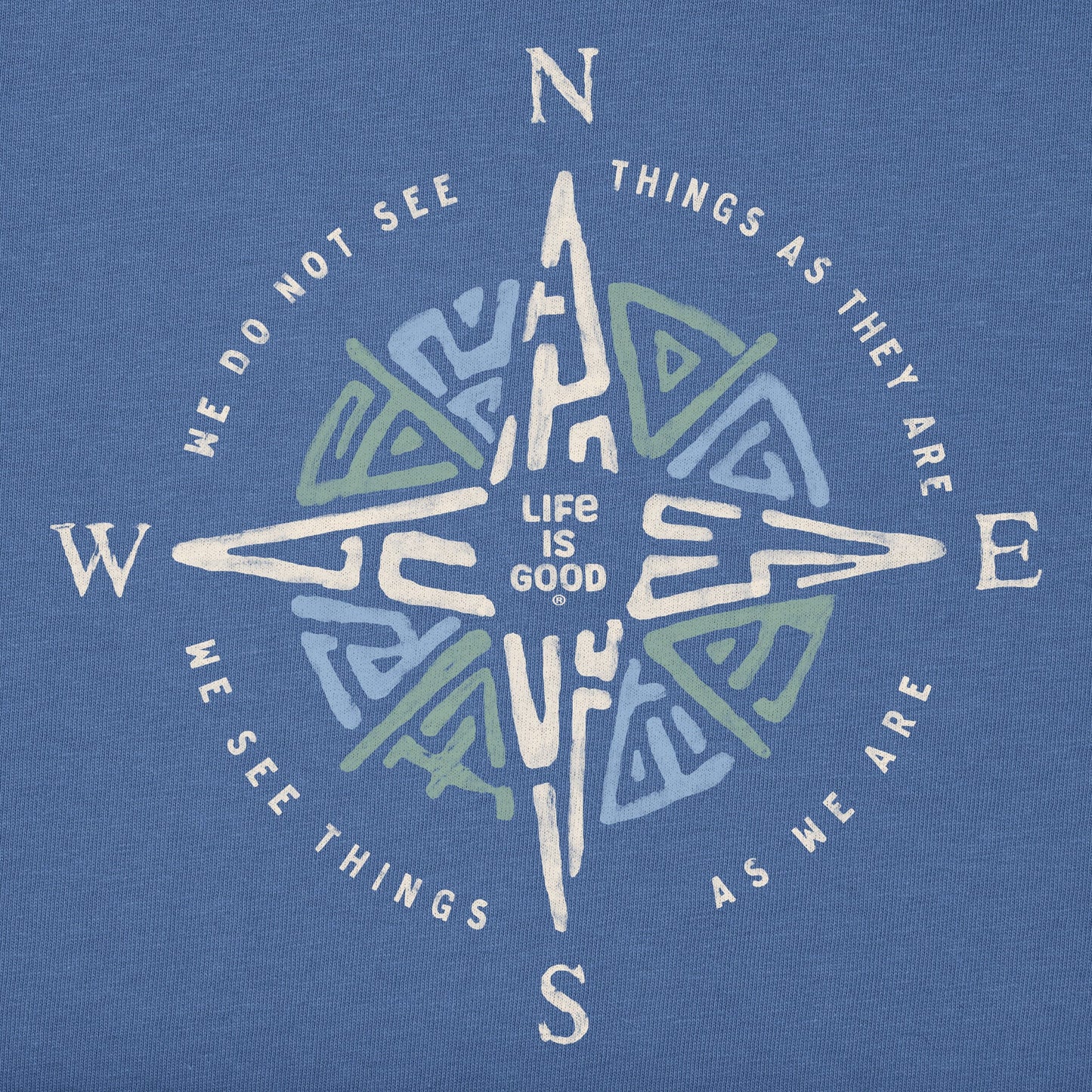 Men's Tribal Compass Short Sleeve Crusher Tee