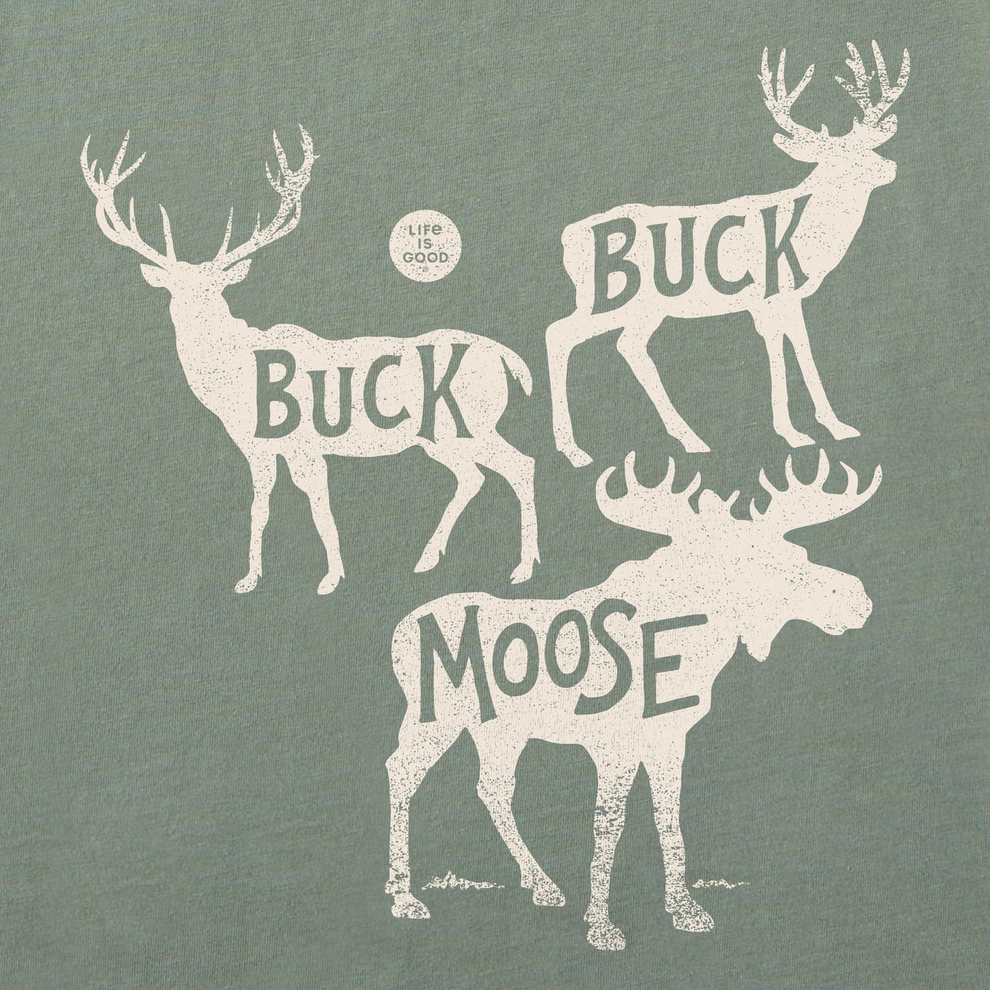 Men's Typeout Buck Buck Short Sleeve Crusher Tee