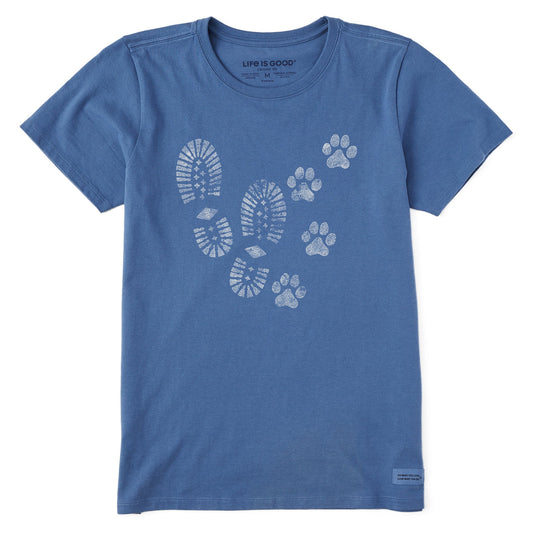 Women's Trails & Tails Short Sleeve Crusher Tee