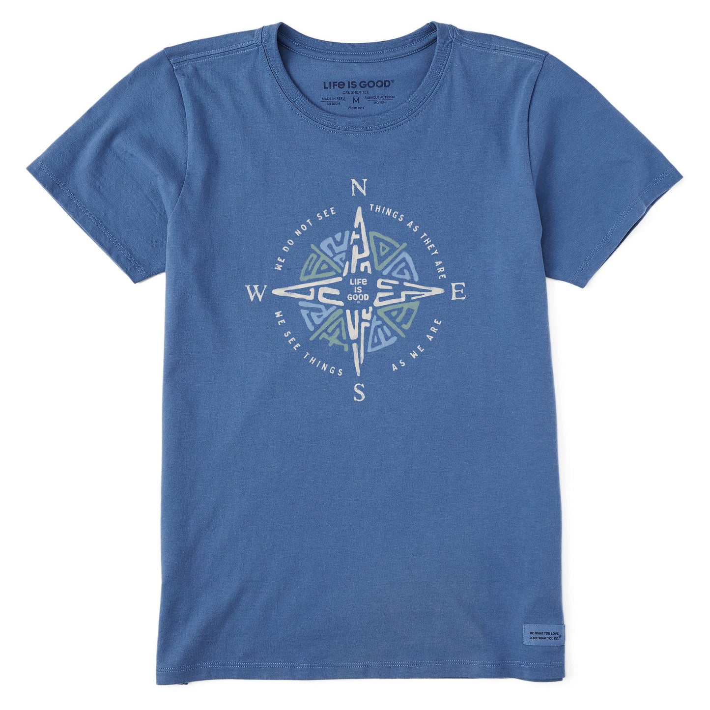Women's Tribal Compass Short Sleeve Crusher Tee