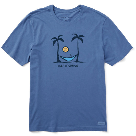Men's Keep it Simple Hammock Palms Short Sleeve  Tee