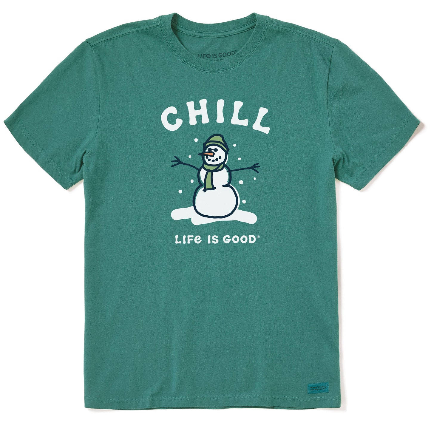 Men's Chill Snowman Short Sleeve Crusher Tee