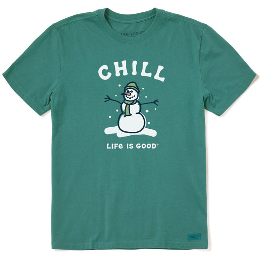 Men's Chill Snowman Short Sleeve Crusher Tee