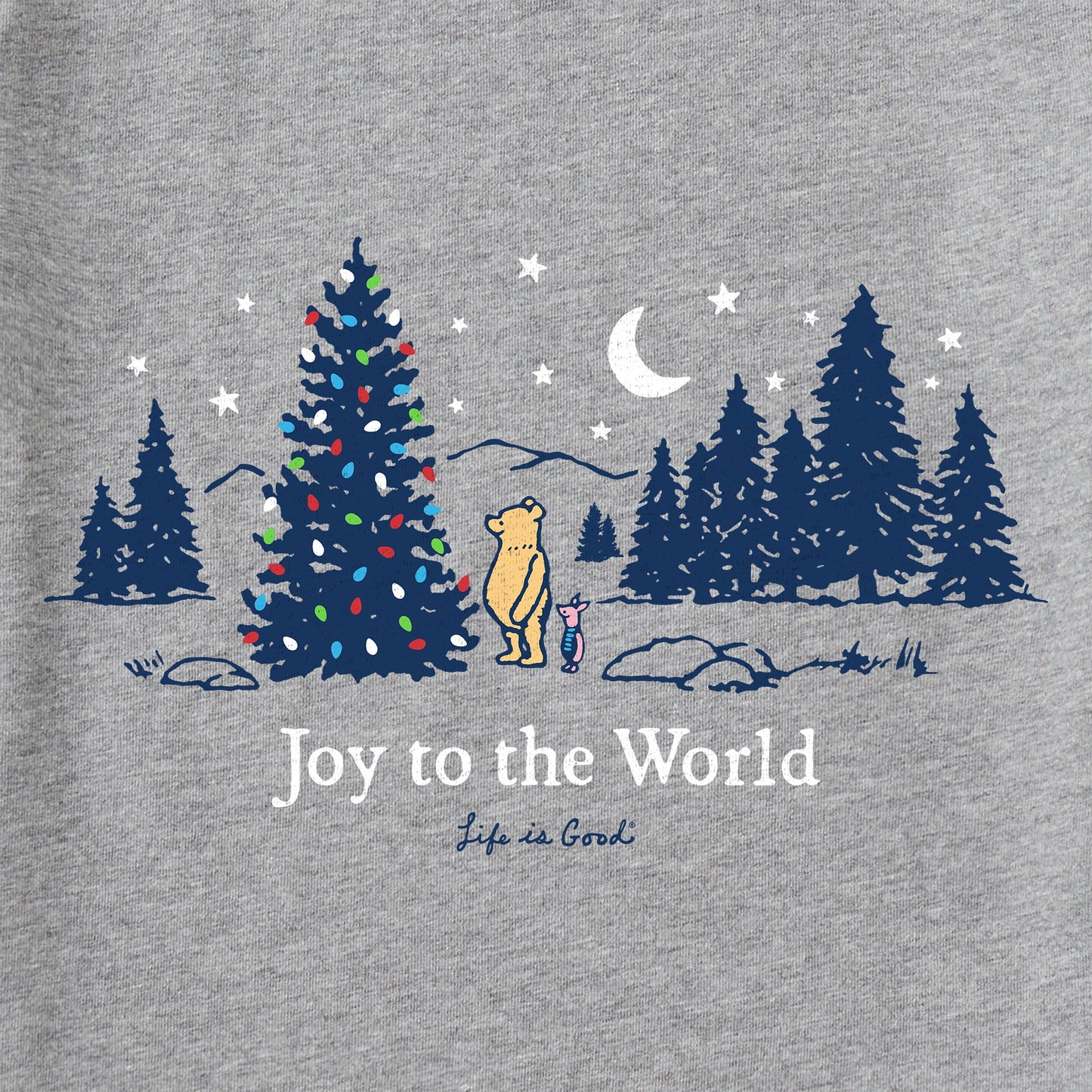 Women's Winnie & P Joy to the World Long Sleeve Crusher Tee