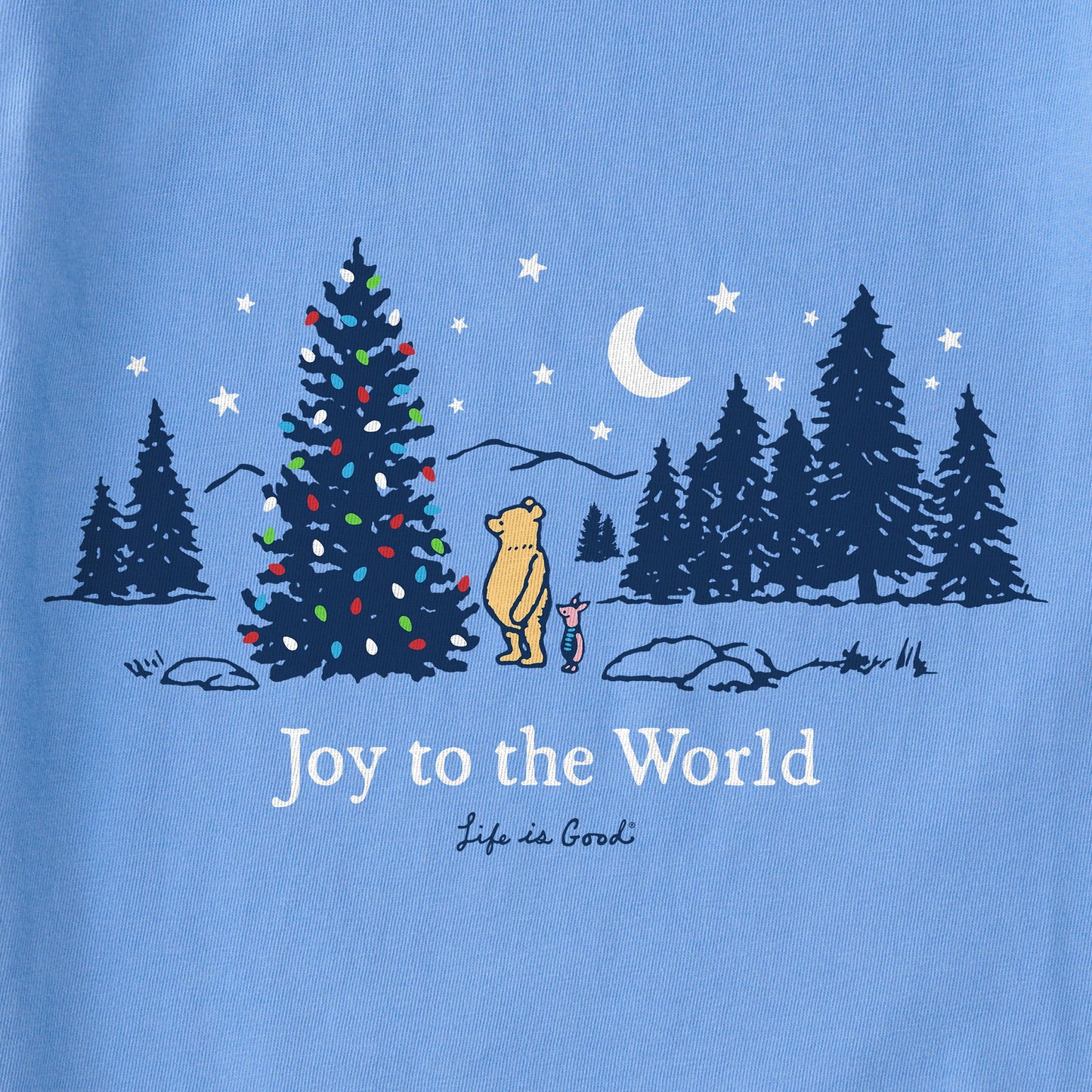 Women's Winnie & P Joy to the World Long Sleeve Crusher Tee