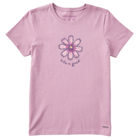 Women's Gerber Daisy Short Sleeve Crusher Tee