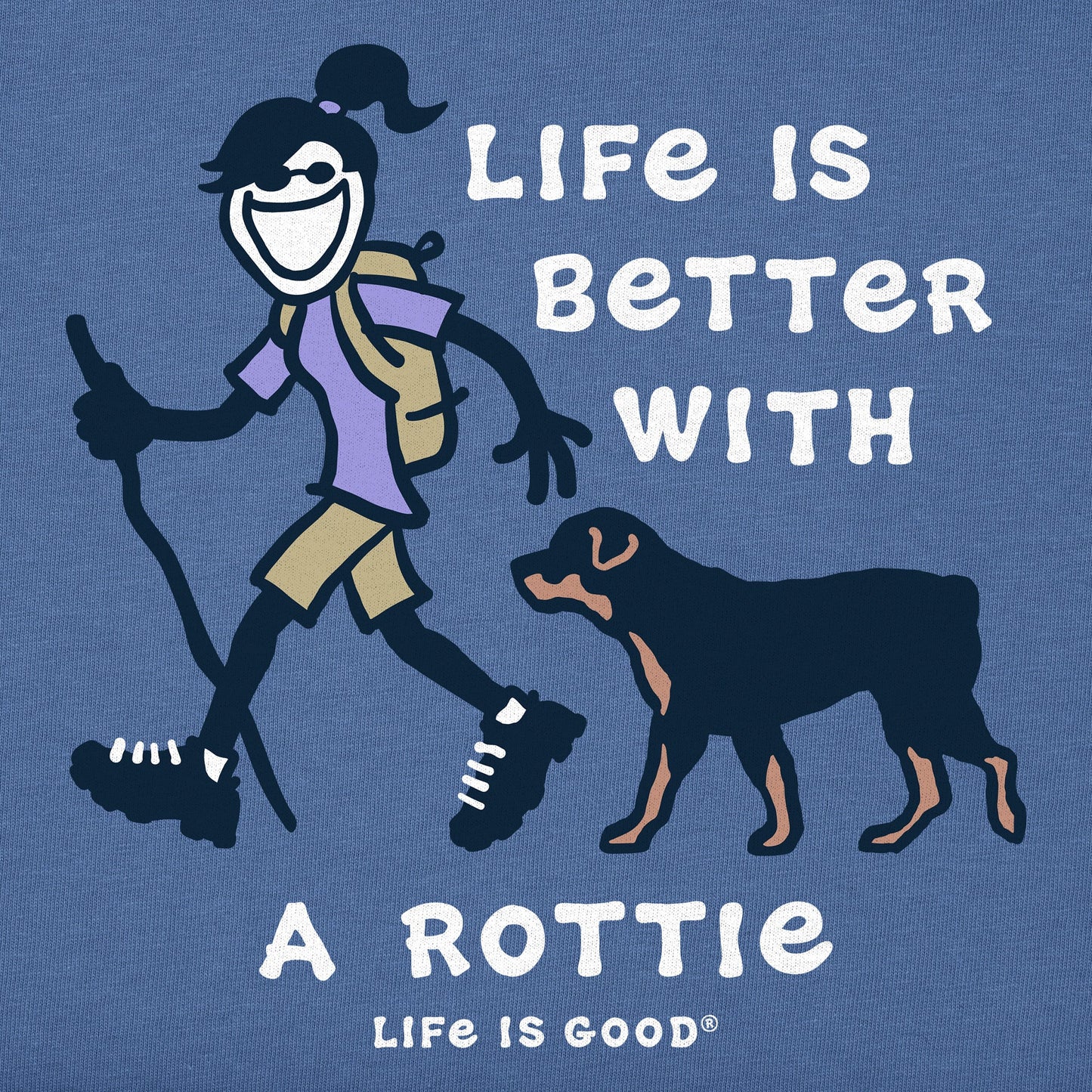 Women's Better With a Rottie Jackie Short Sleeve Tee