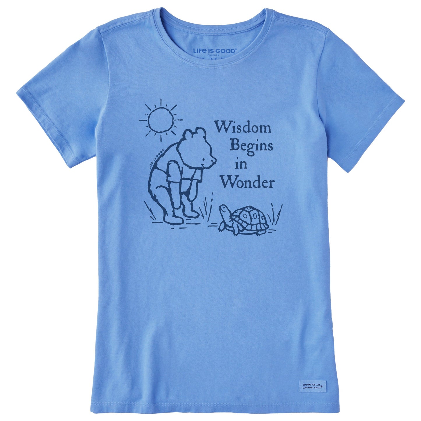 Women's Winnie & Turtle Wisdom in Wonder Short Sleeve Tee