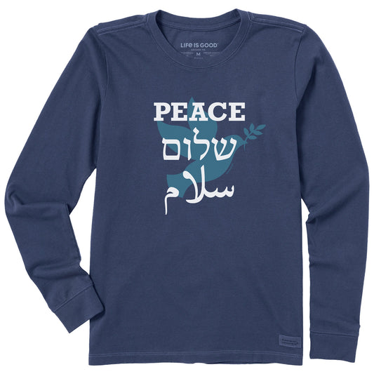 Women's Universal Peace Long Sleeve Crusher Tee