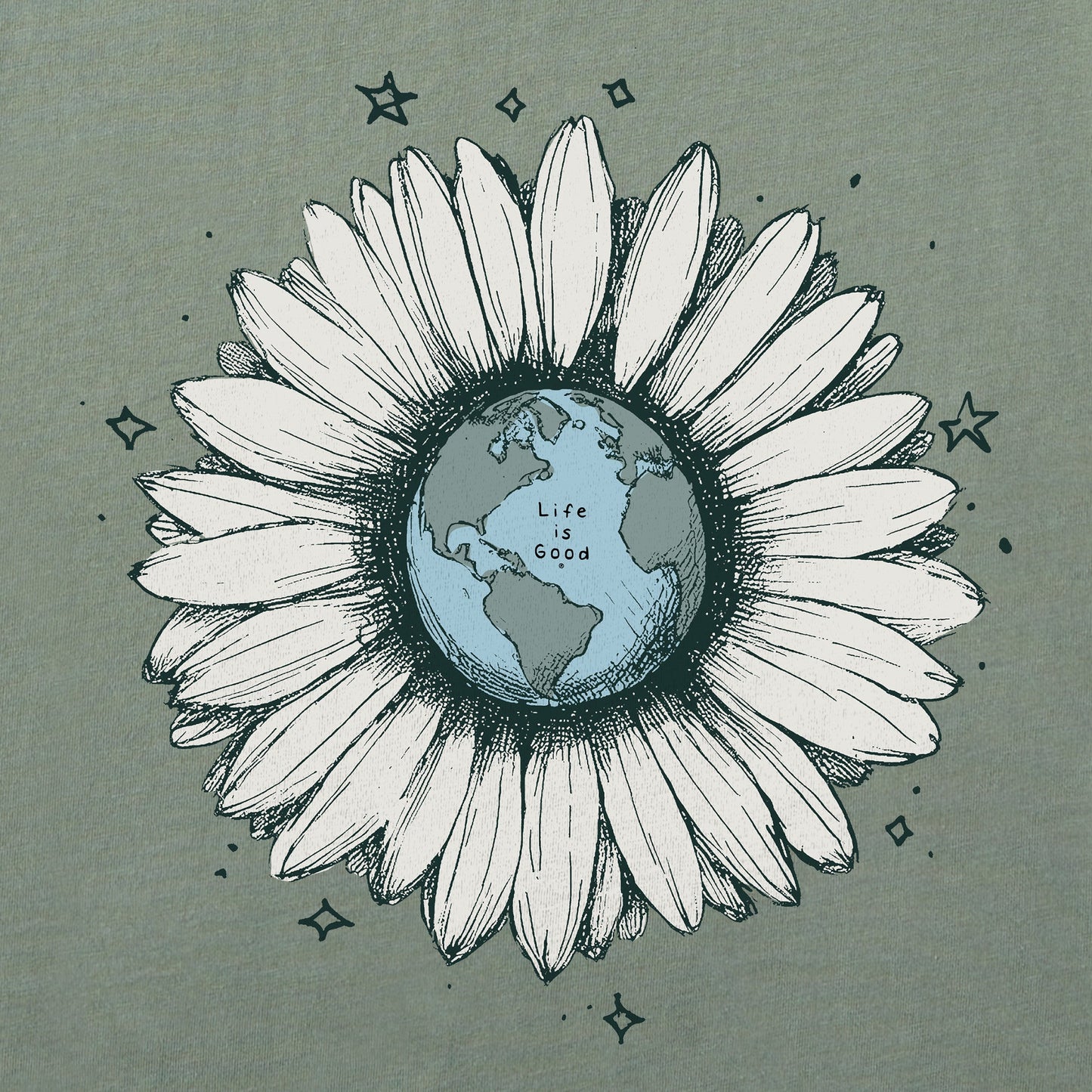 Women's World Daisy Short Sleeve Crusher Tee