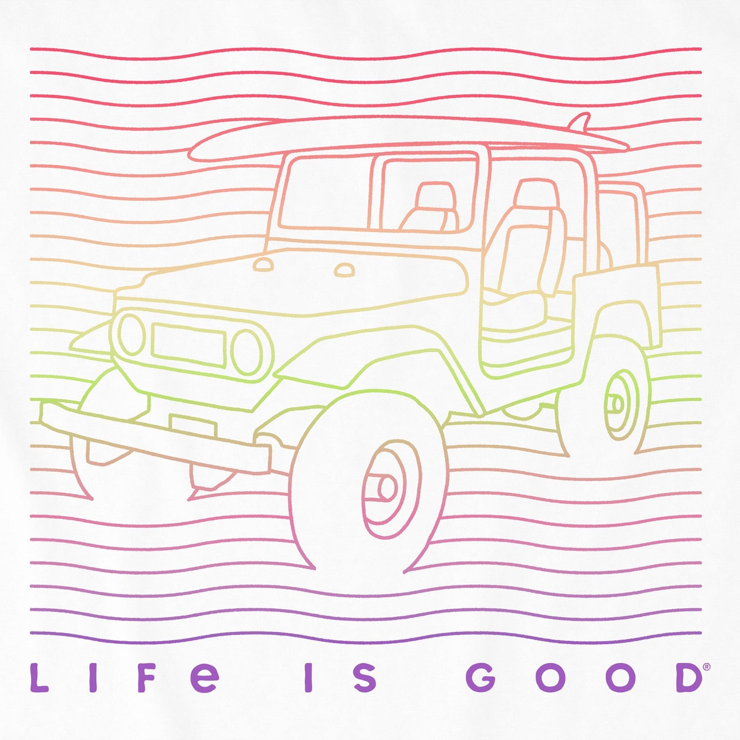 Women's Surfboard SUV Short Sleeve Crusher Tee