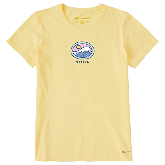 Women's Get Out Wave Short Sleeve Crusher Tee