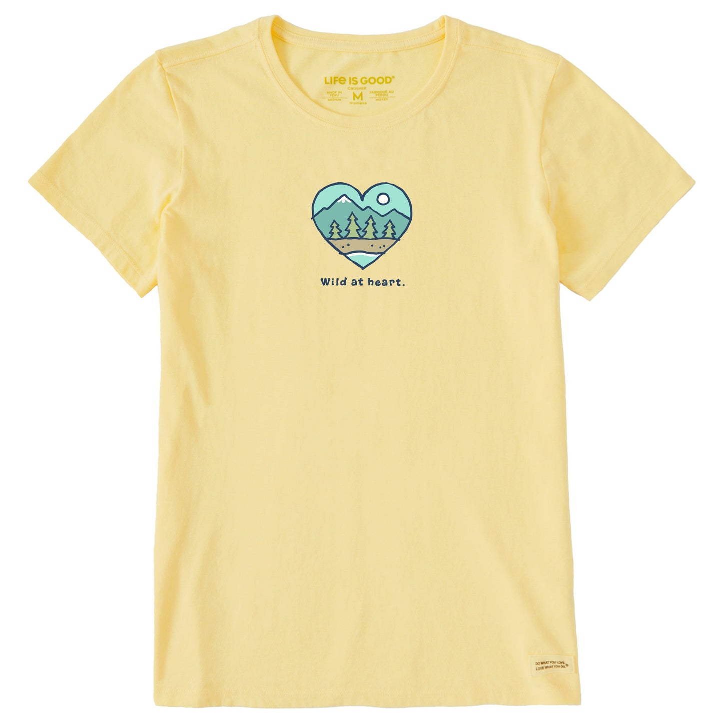 Women's Wild At Heart Short Sleeve Crusher Tee