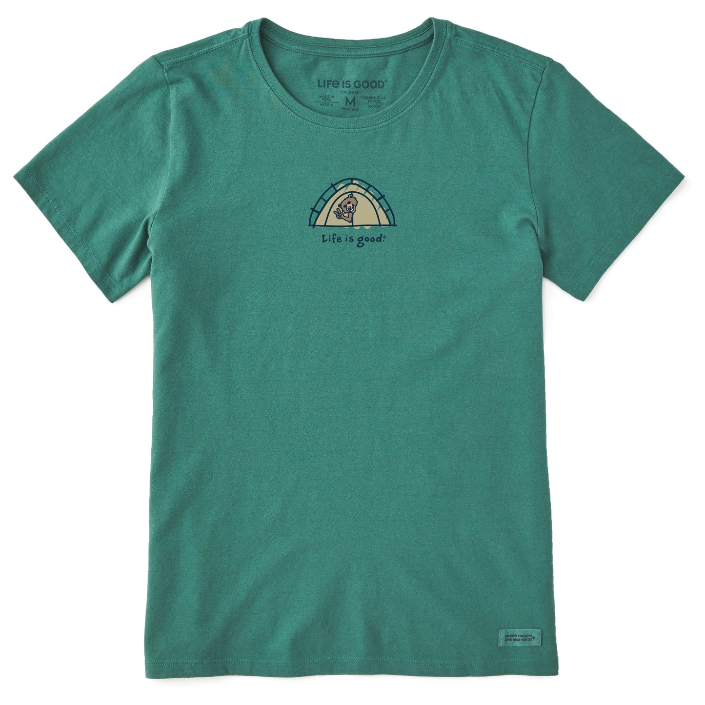 Women's Bear Tent Short Sleeve Crusher Tee