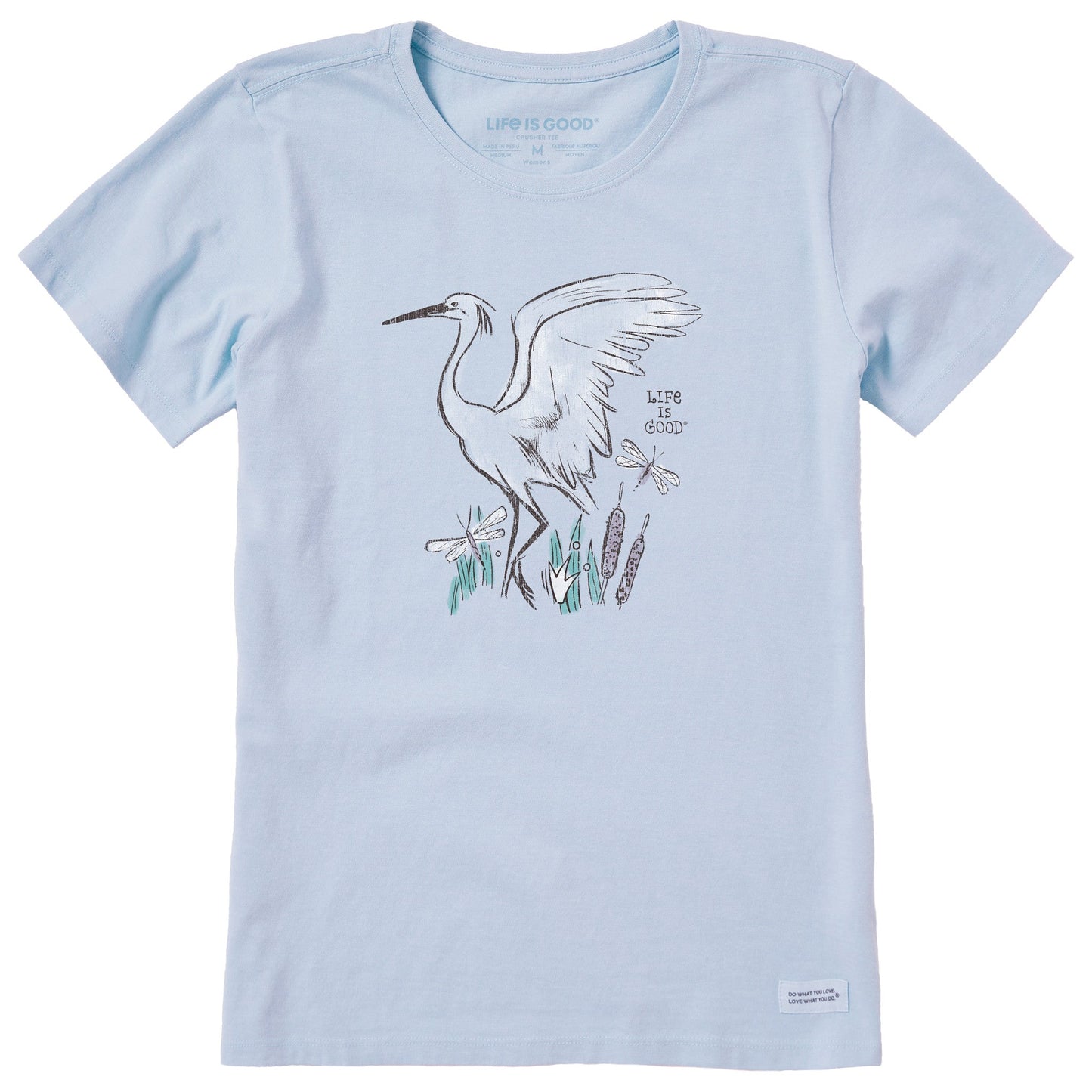 Women's Egret Short Sleeve Crusher Tee