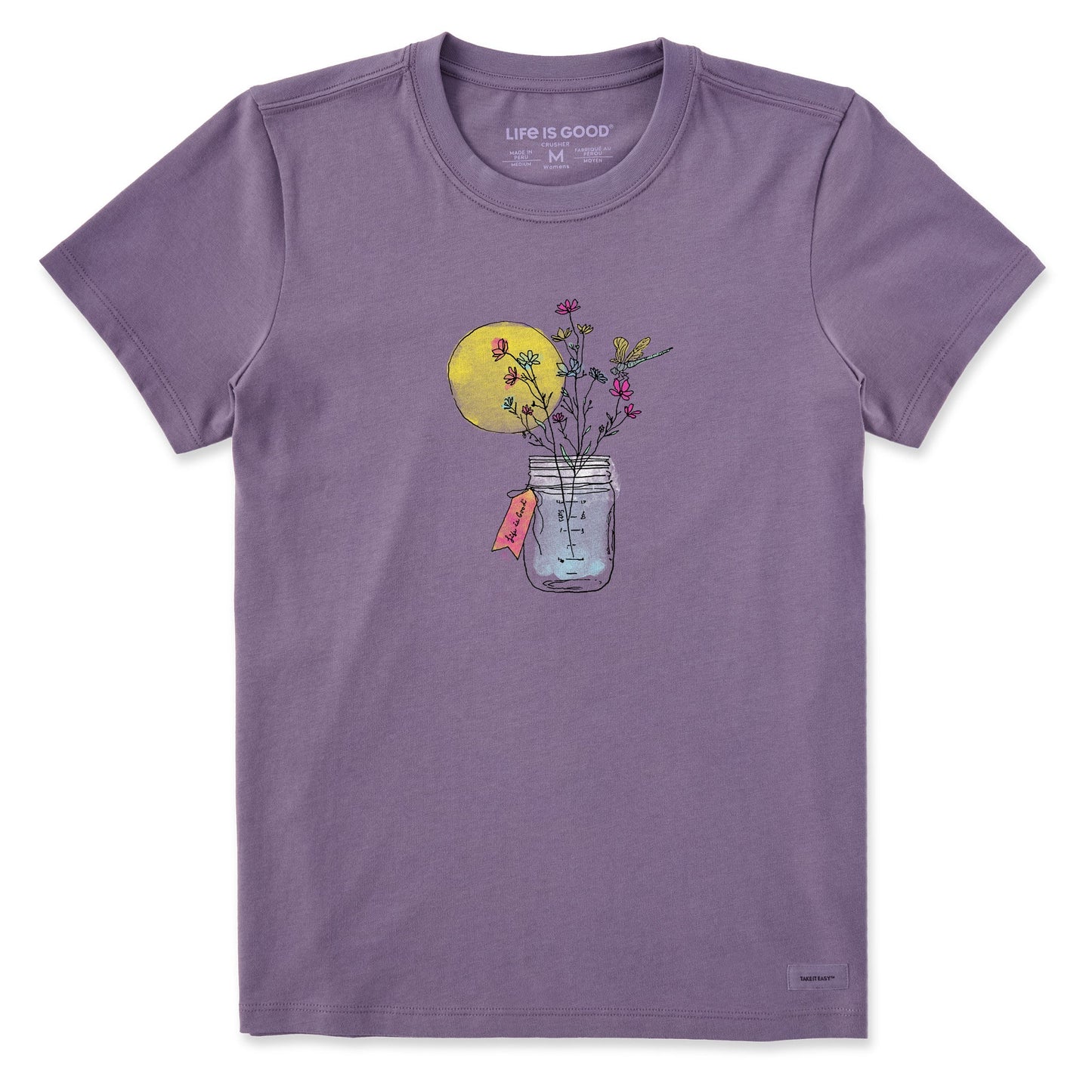 Women's Flower Jar Short Sleeve Tee