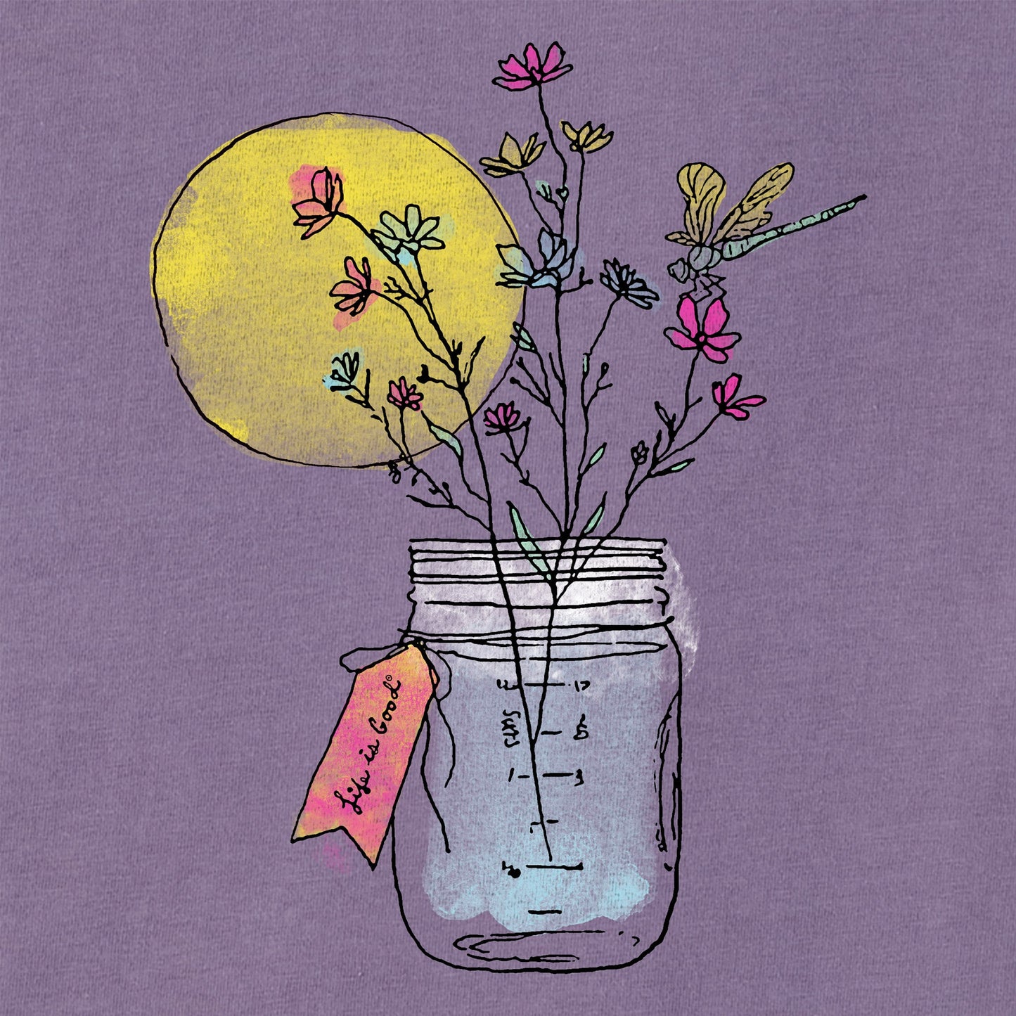 Women's Flower Jar Short Sleeve Tee