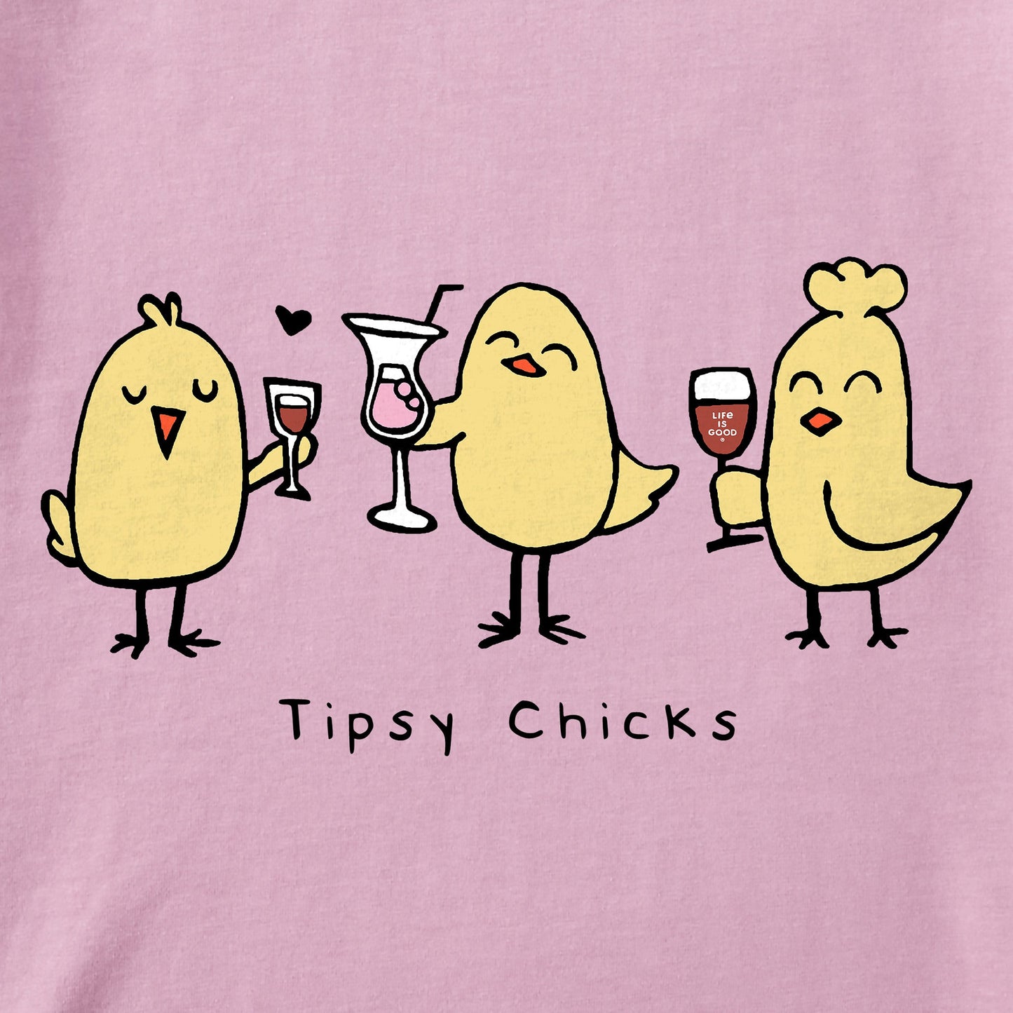 Women's Tipsy Chicks Short Sleeve Crusher Vee