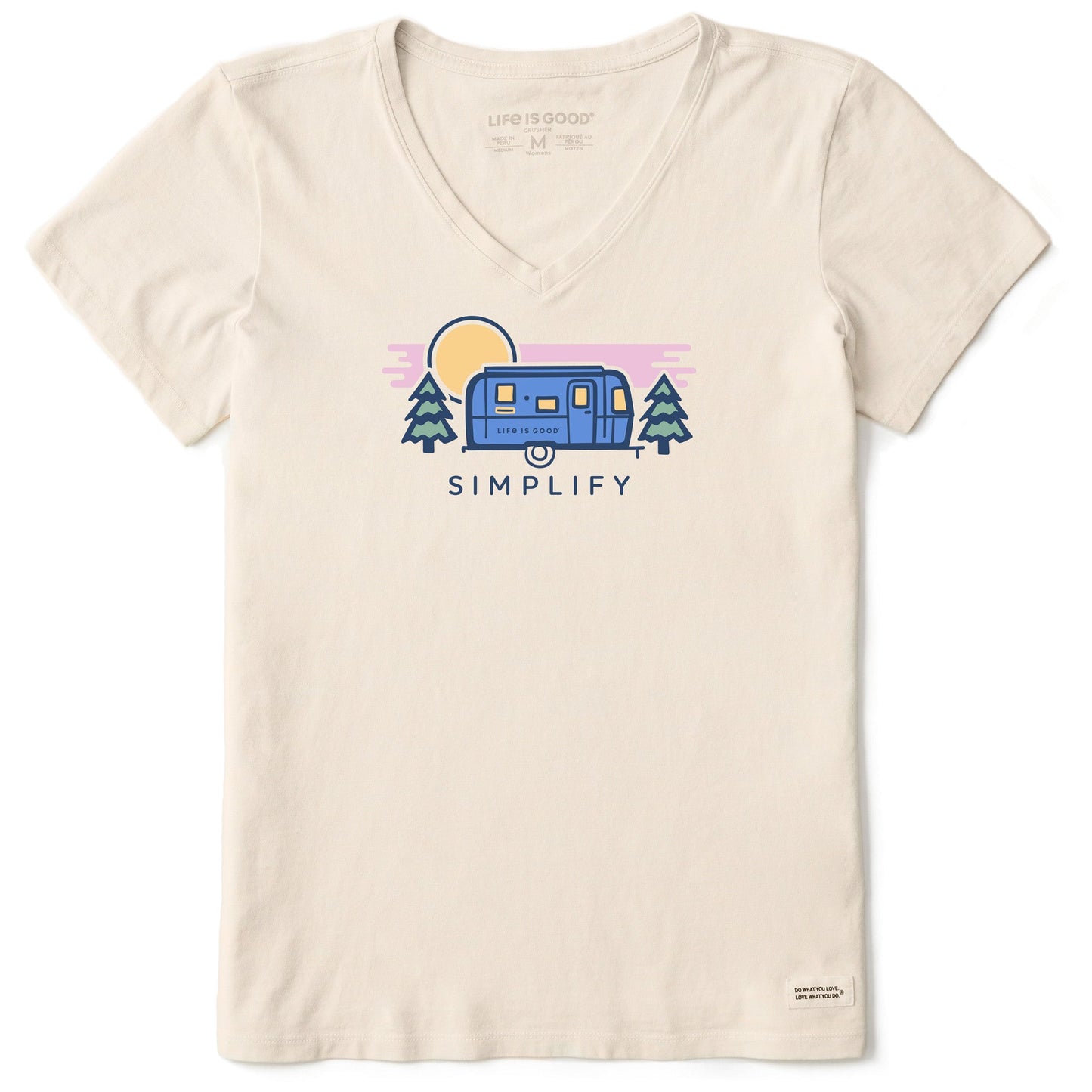 Women's Simplify Camper Short Sleeve Crusher Vee