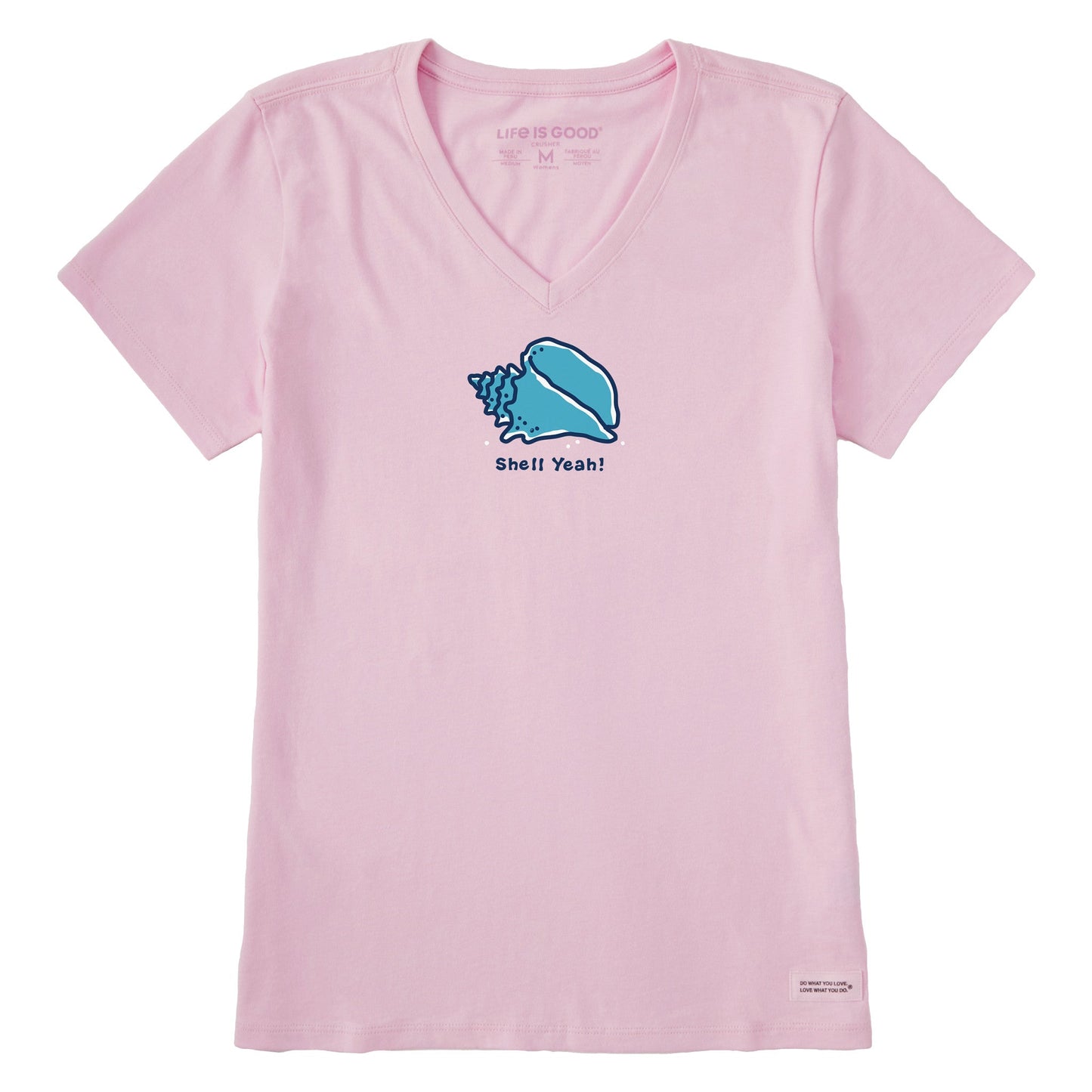 Women's Shell Yeah Conch Short Sleeve Crusher Vee