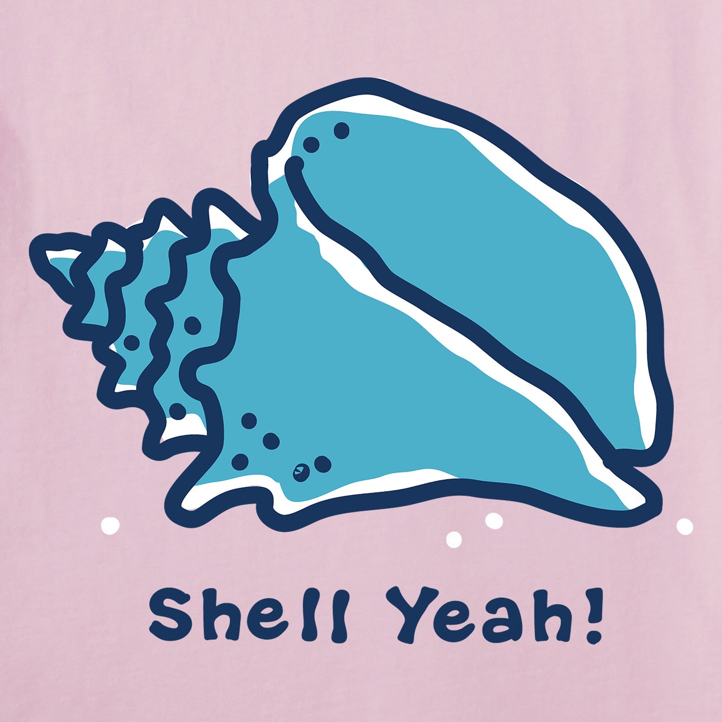 Women's Shell Yeah Conch Short Sleeve Crusher Vee