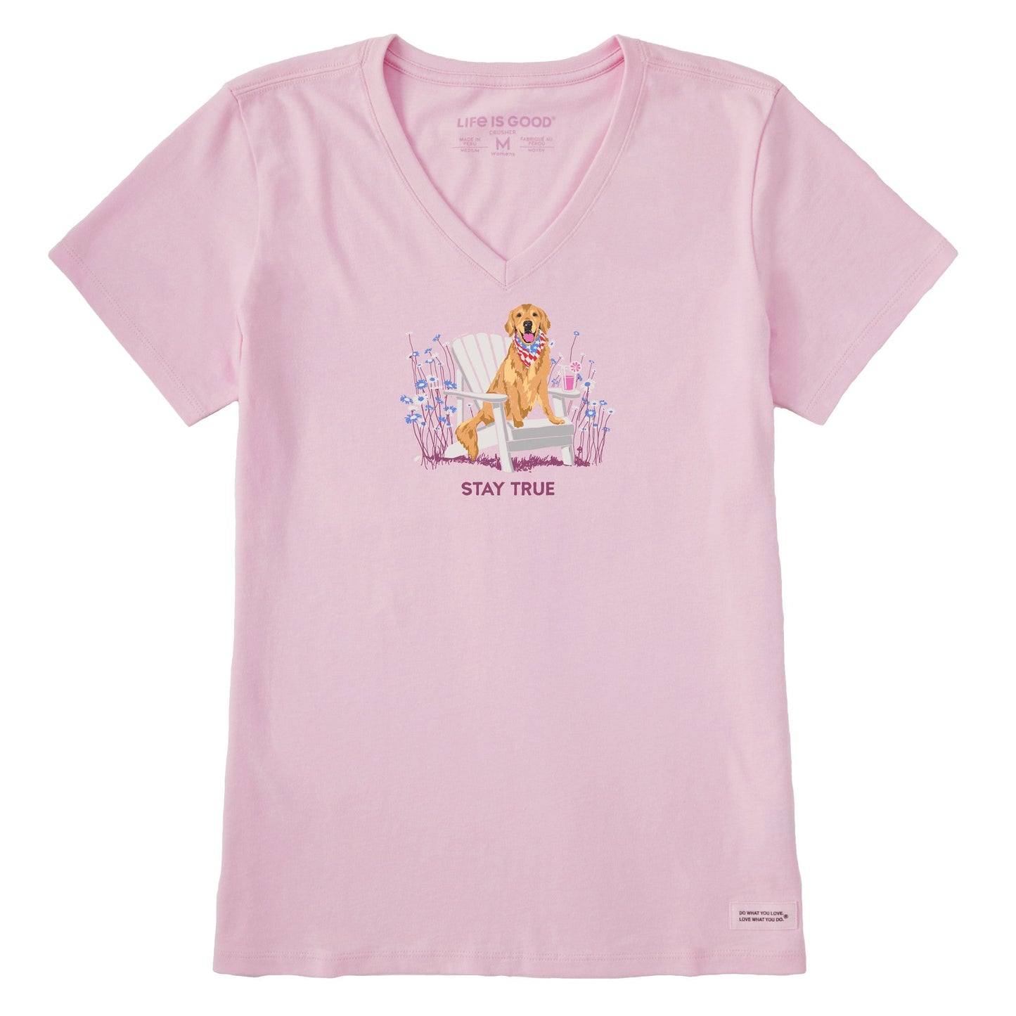 Women's Stay True Lab Adirondack Short Sleeve Crusher Vee