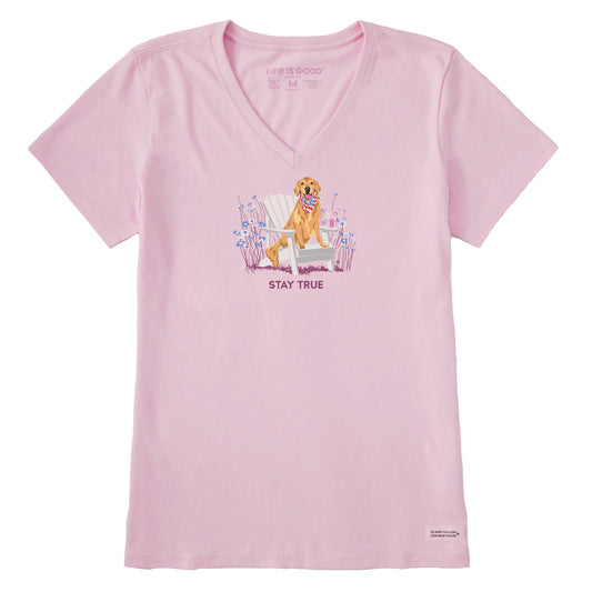 Women's Stay True Lab Adirondack Short Sleeve Crusher Vee