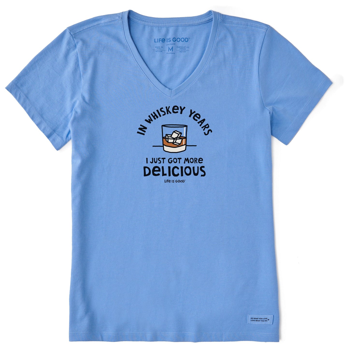 Women's Whiskey Years Short Sleeve Crusher Vee