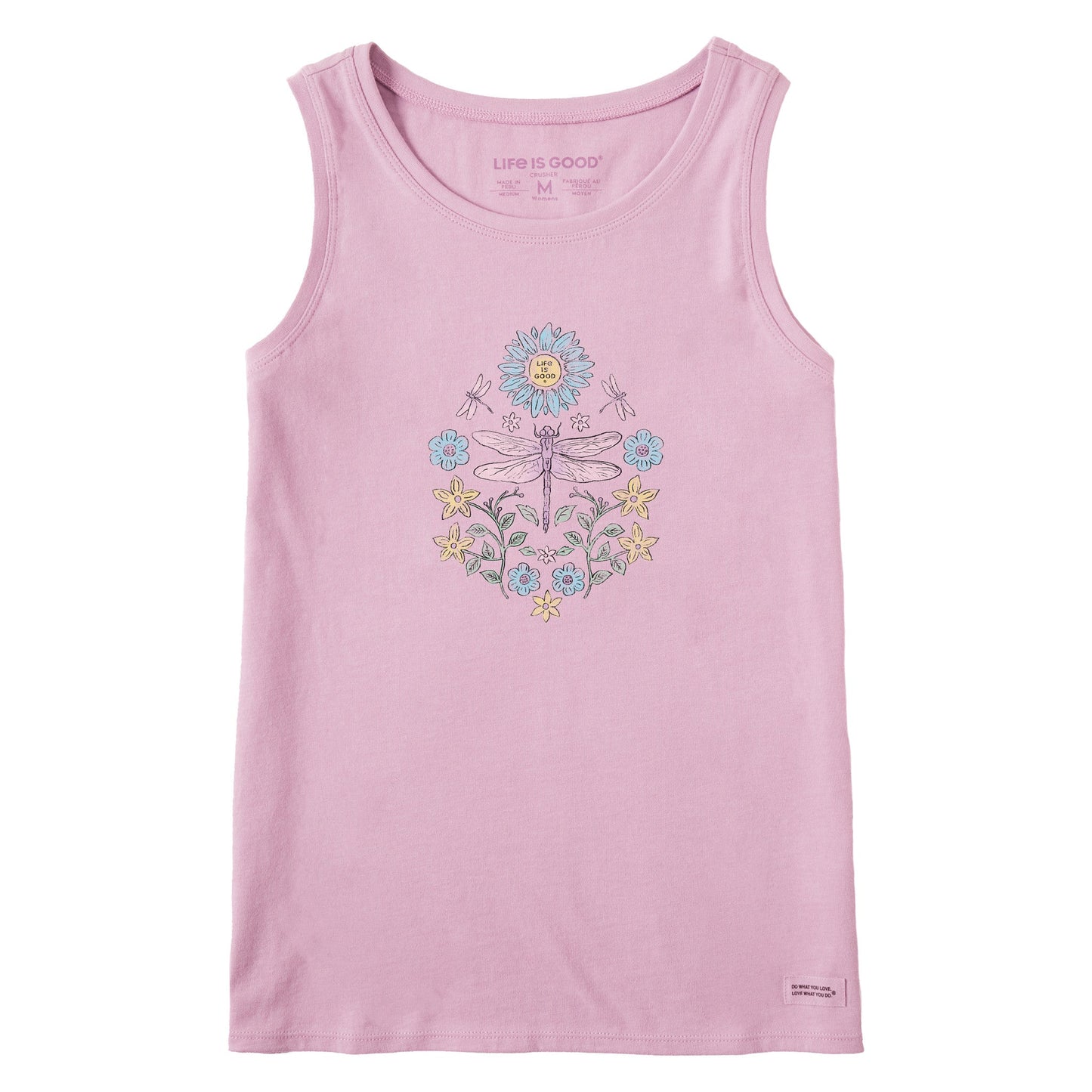 Women's Dragonfly Mirror Crusher Tank