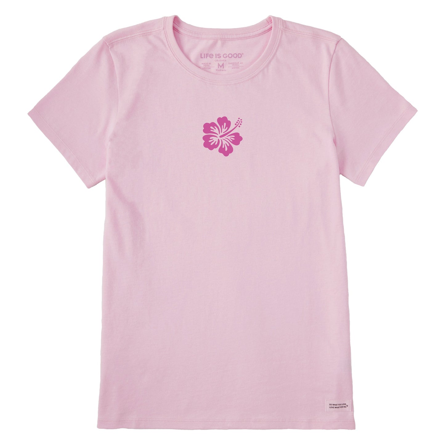 Women's Clean Hibiscus Short Sleeve Crusher-LITE Tee