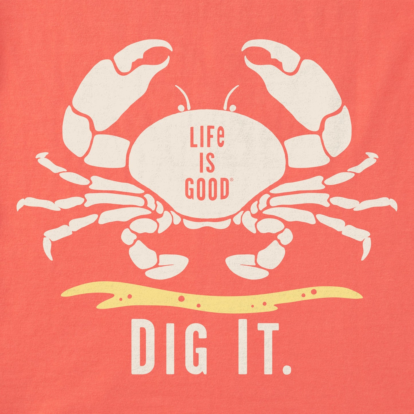 Women's Dig it Crab Short Sleeve Tee
