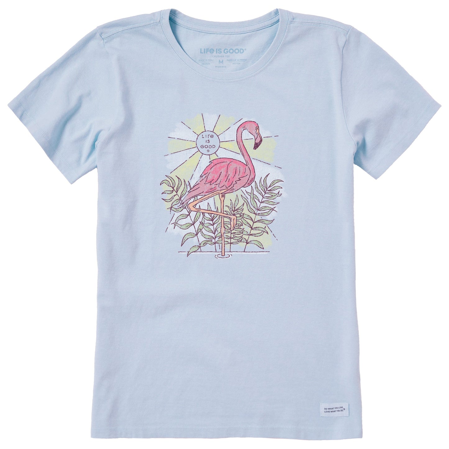 Women's Dreamy Flamingo Short Sleeve Tee