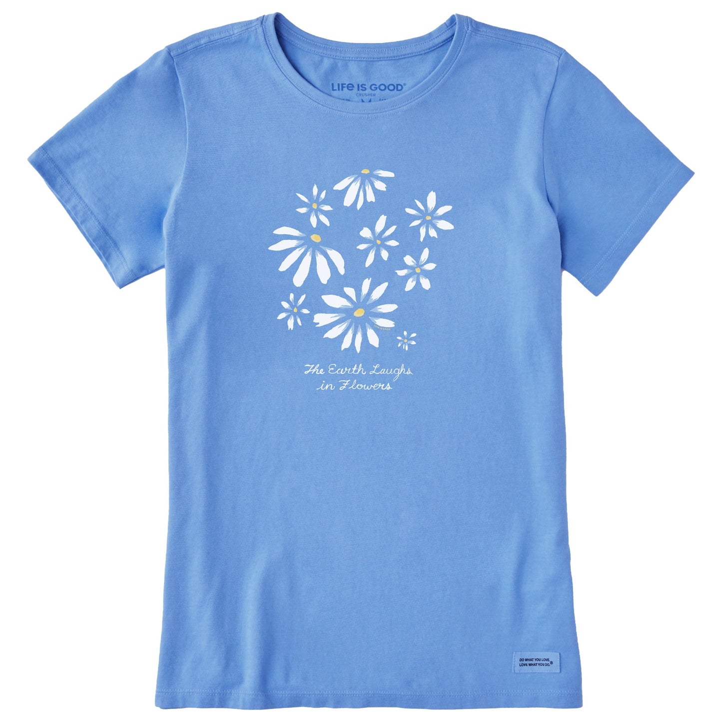 Women's Earth Laughs Daisies Short Sleeve Tee