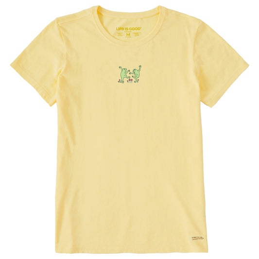 Women's Dancing Frogs Short Sleeve Crusher-LITE Tee