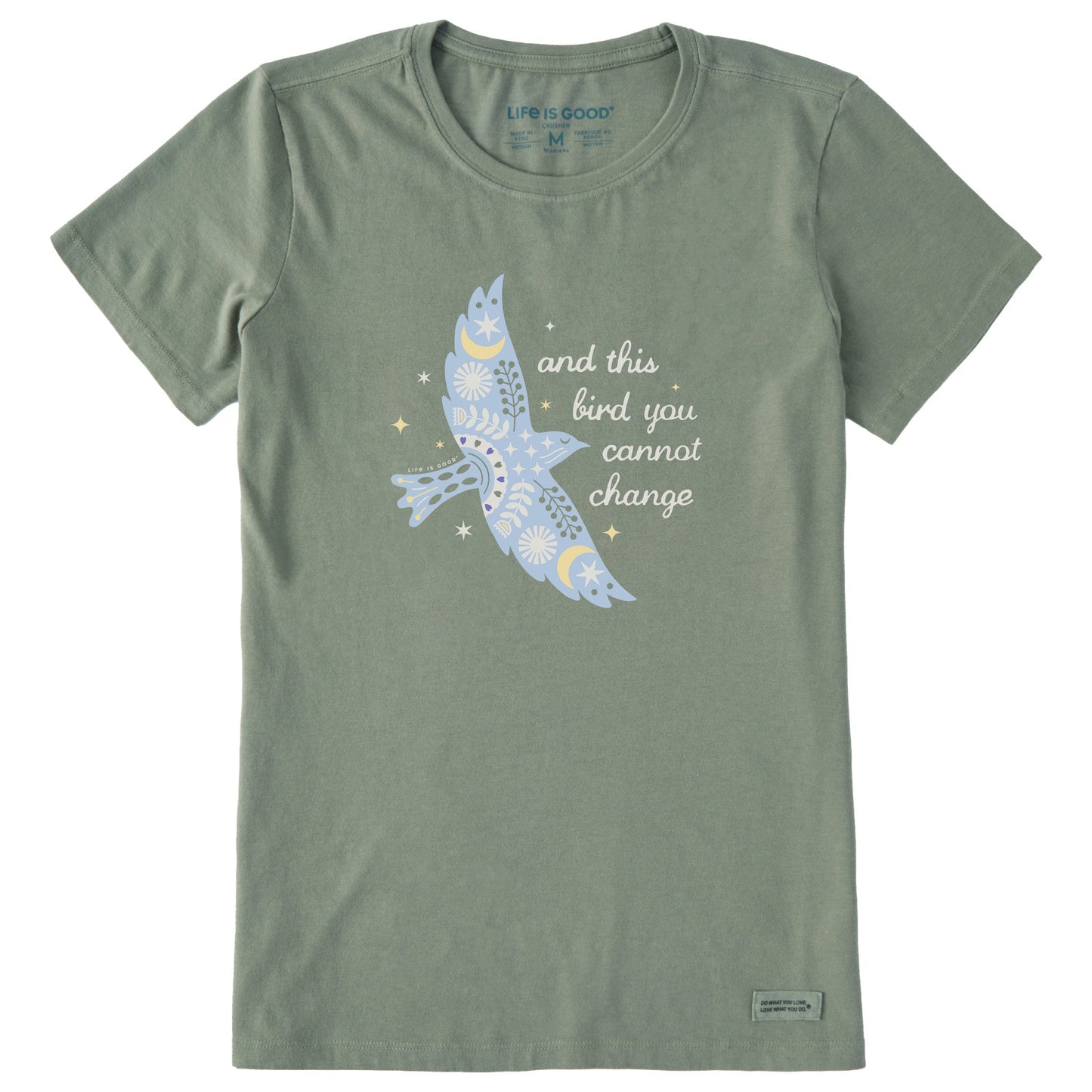 Women's Bluebird You Cannot Change Short Sleeve Crusher-LITE Tee