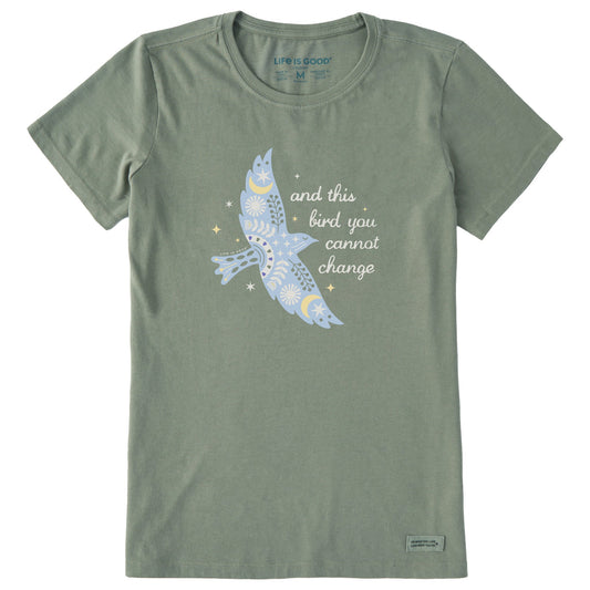 Women's Bluebird You Cannot Change Short Sleeve Crusher-LITE Tee