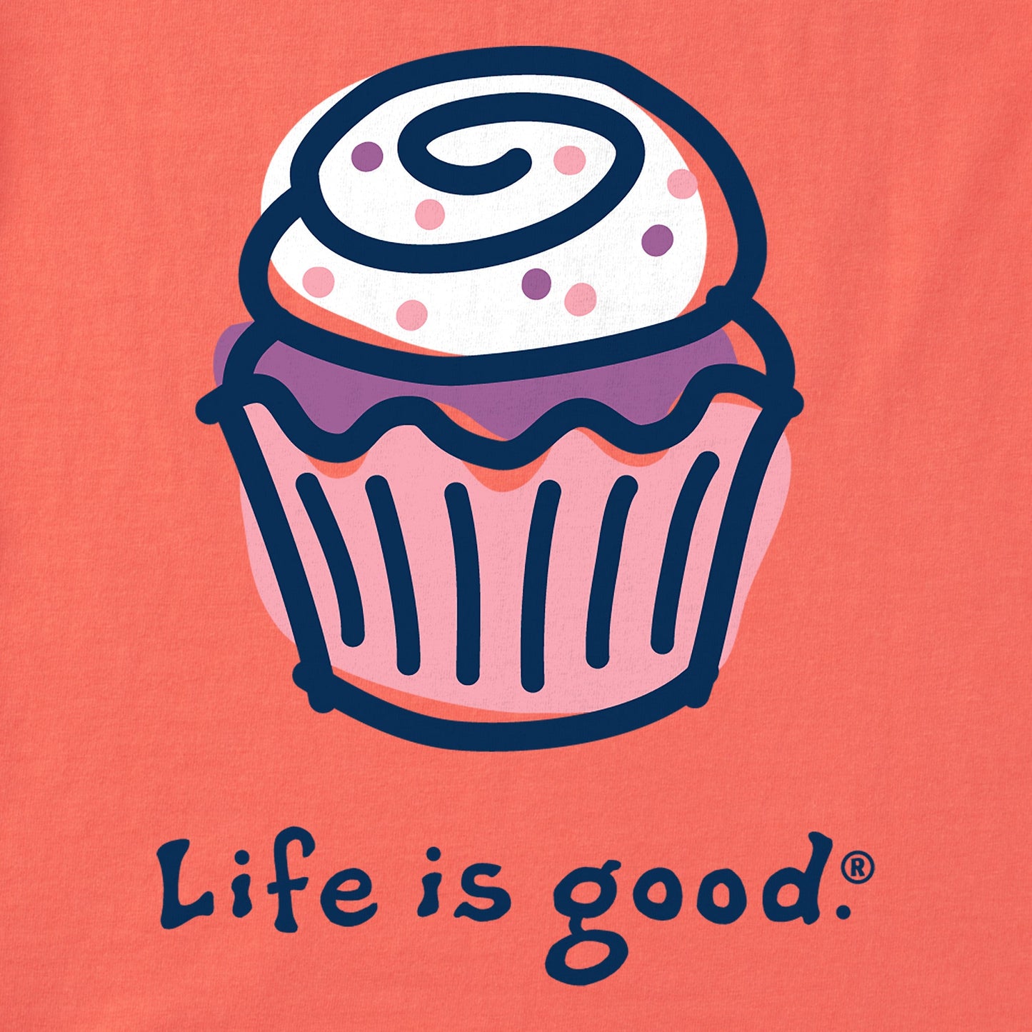 Women's Vintage Cupcake Short Sleeve Crusher-LITE Tee