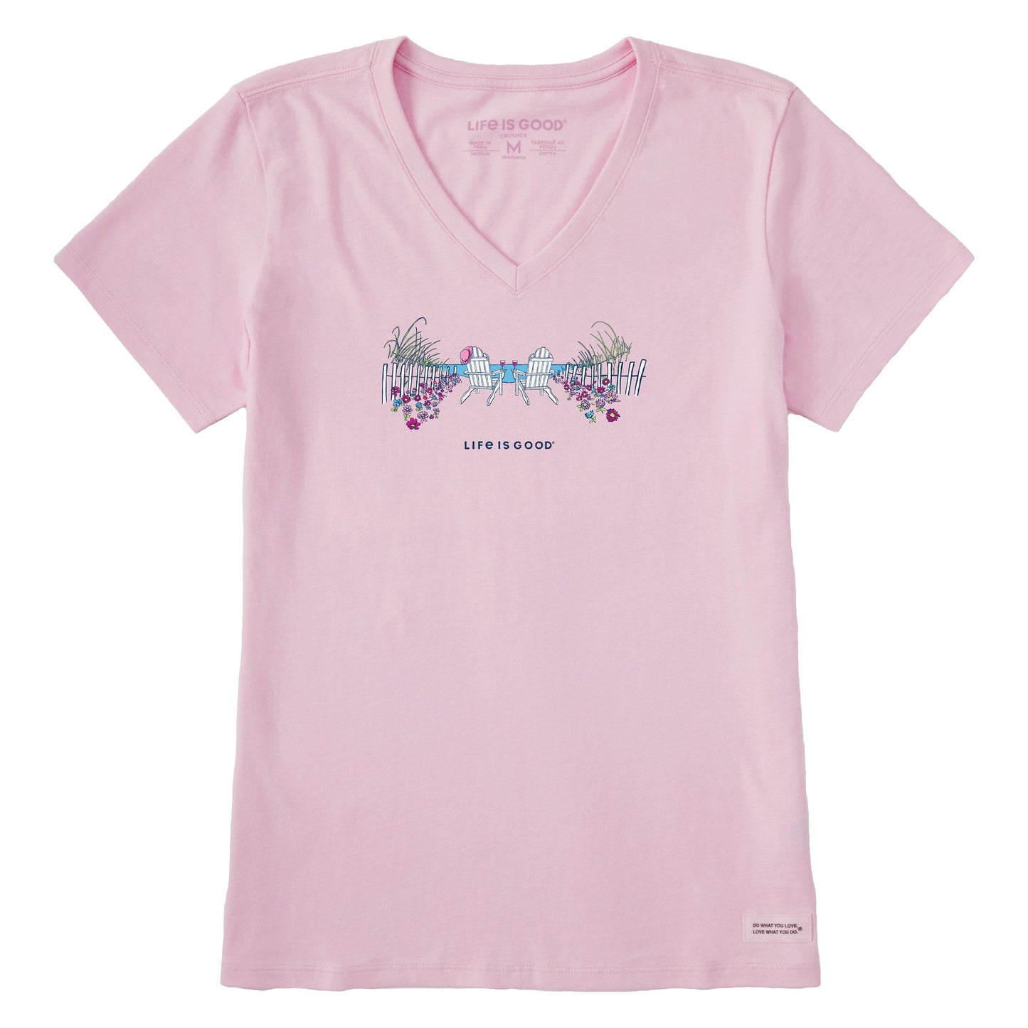 Women's Beach Path Short Sleeve Vee