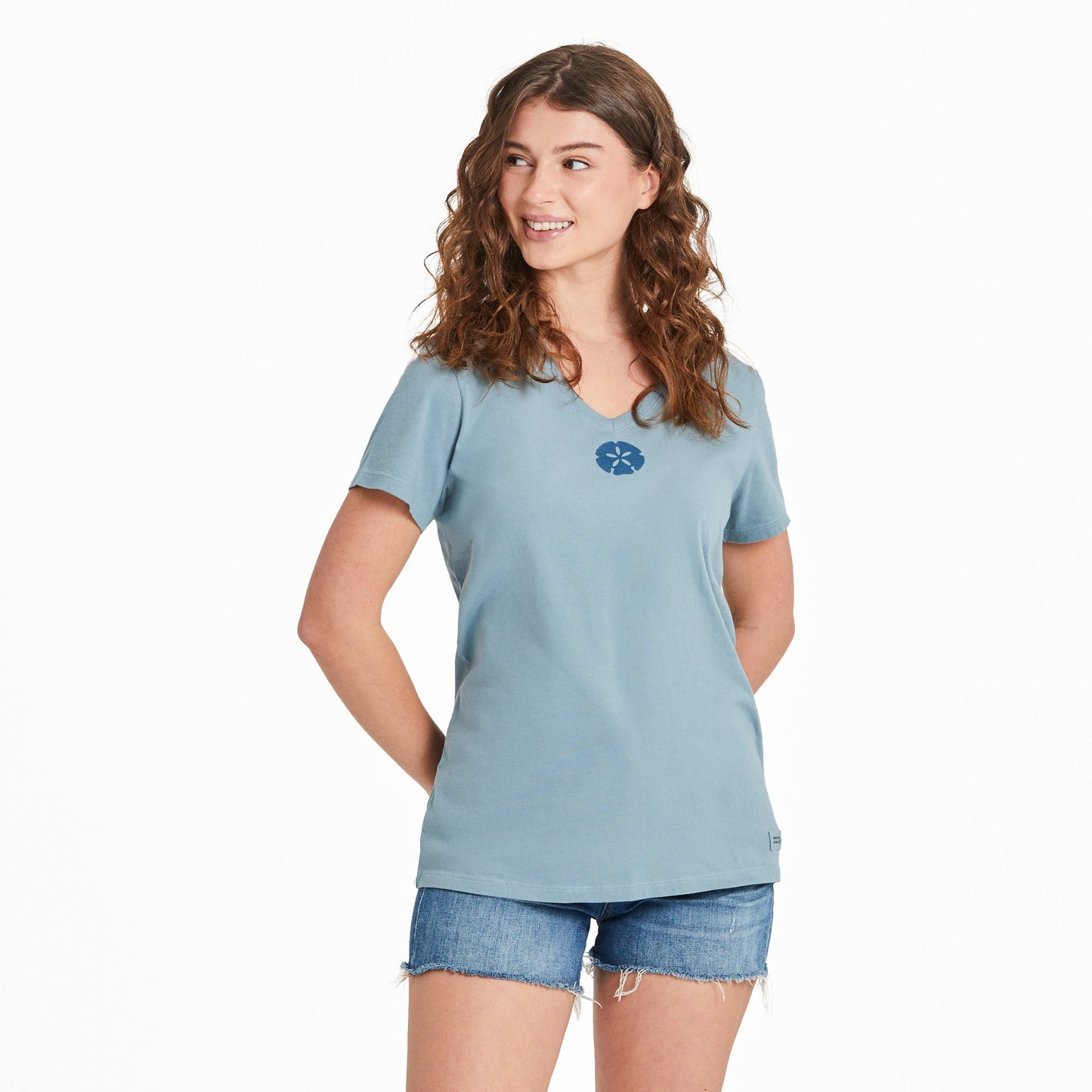 Women's Sand Dollar Short Sleeve Crusher-LITE Vee