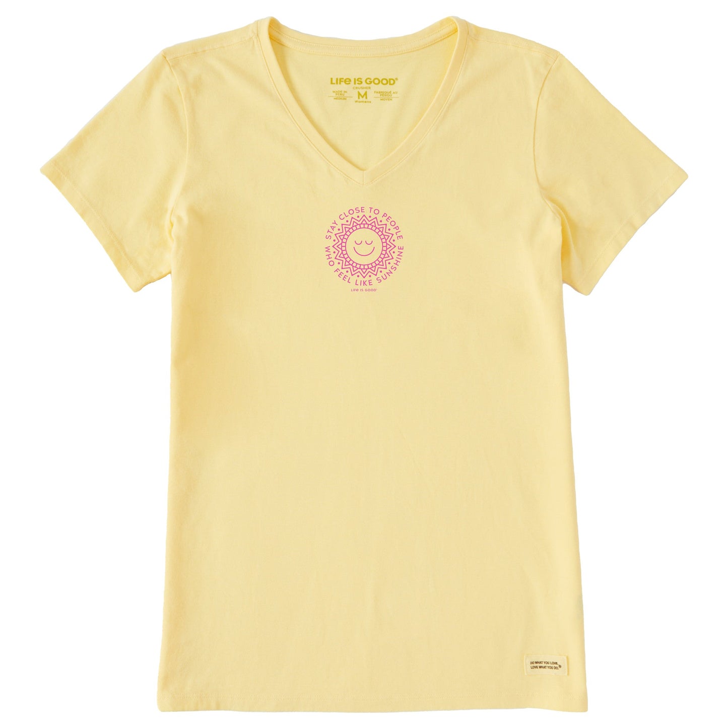 Women's Stay Close Sunshine Short Sleeve Crusher-LITE Vee