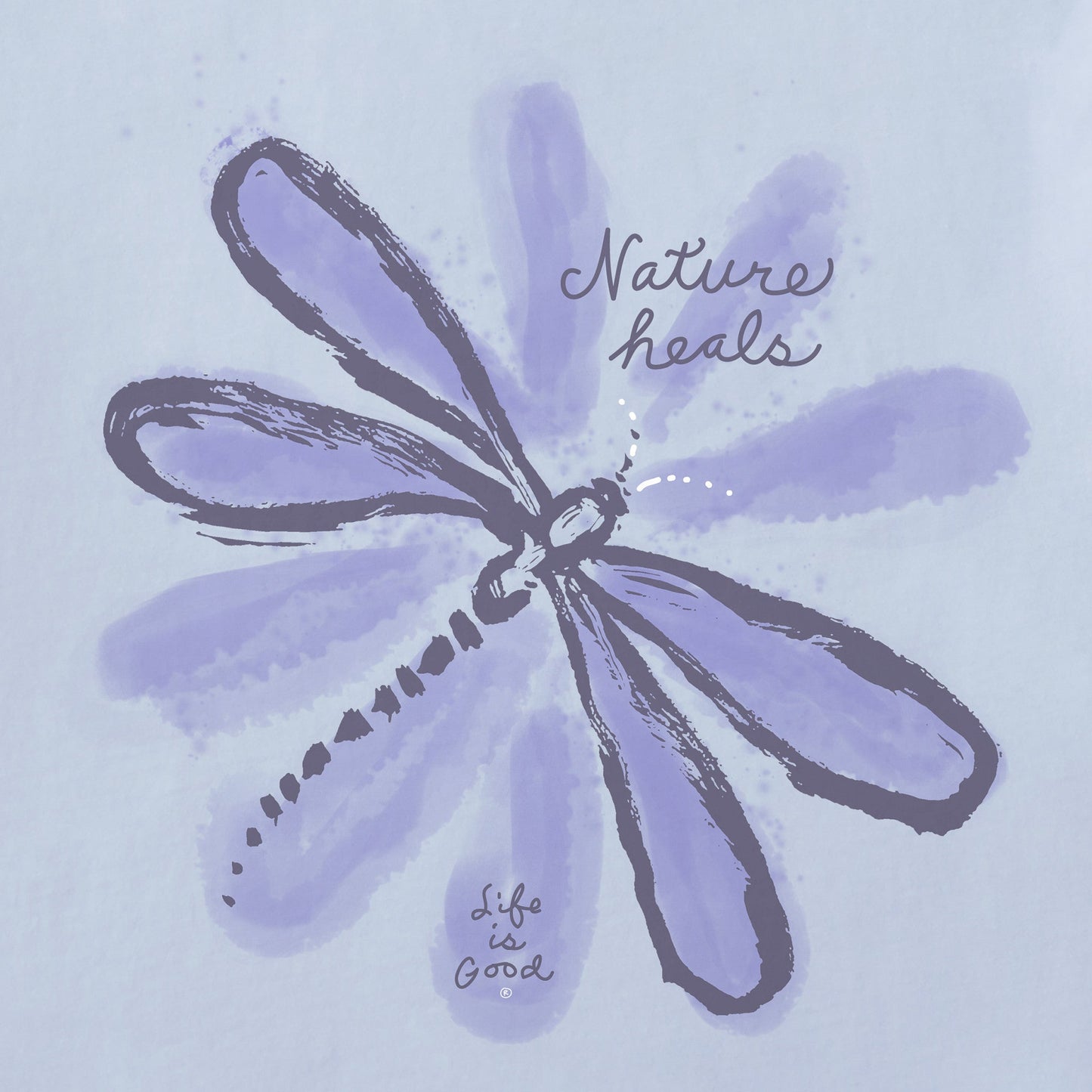 Women's Nature Heals Dragonfly Long Sleeve Crusher-LITE Hooded Tee