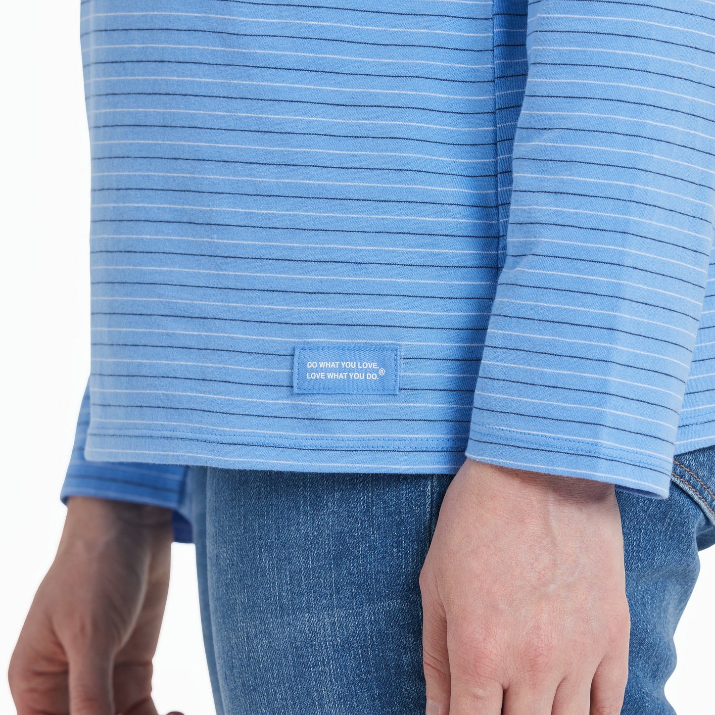 Women's Sun Rainbow Long Sleeve Striped Crusher-LITE Hooded Tee