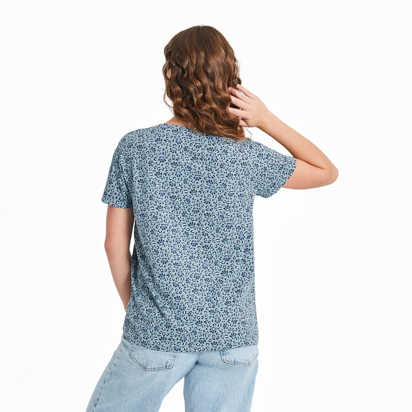 Women's Leopard Paw Pattern Crusher-LITE Easy Vee