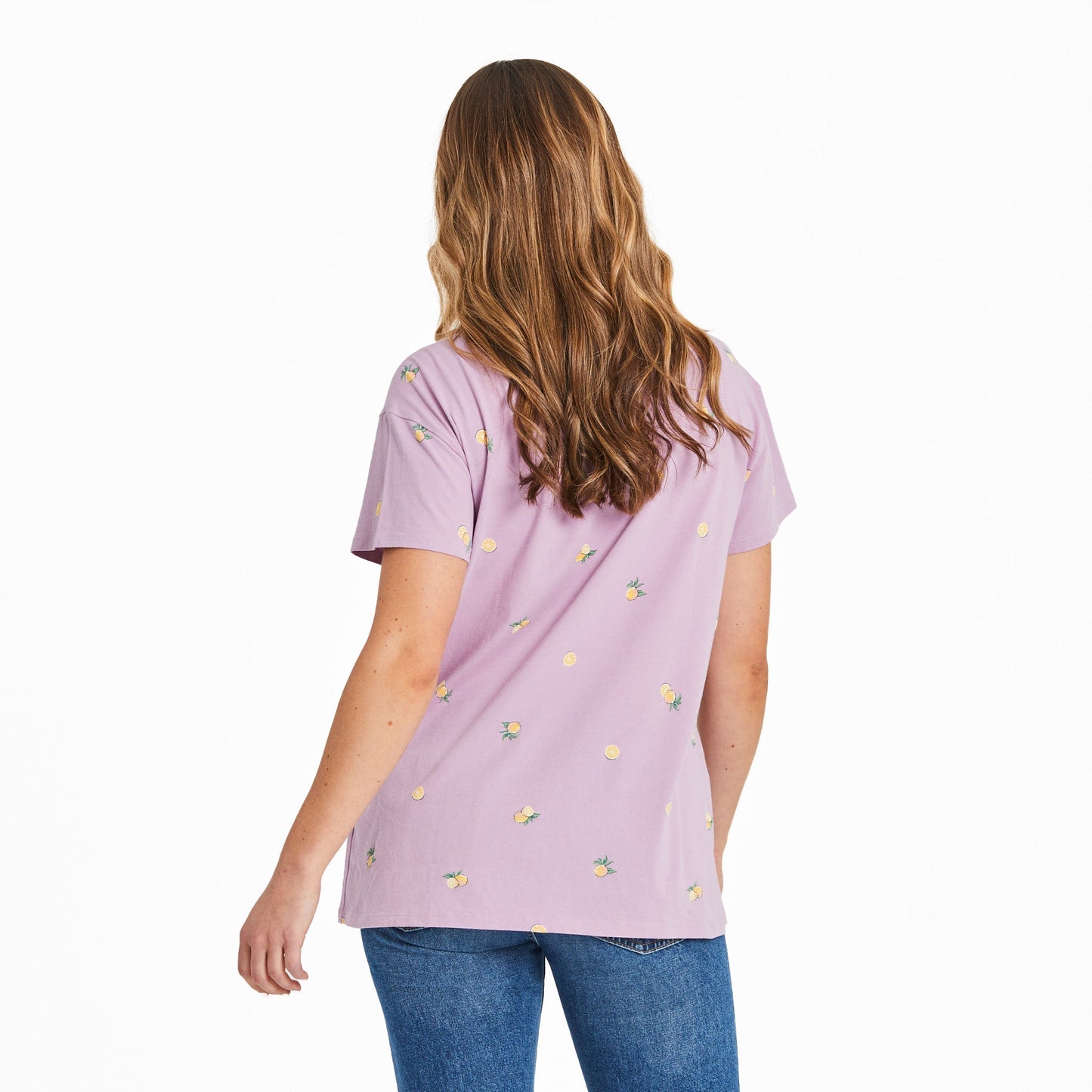 Women's Lemon Pattern Crusher-LITE Easy Vee