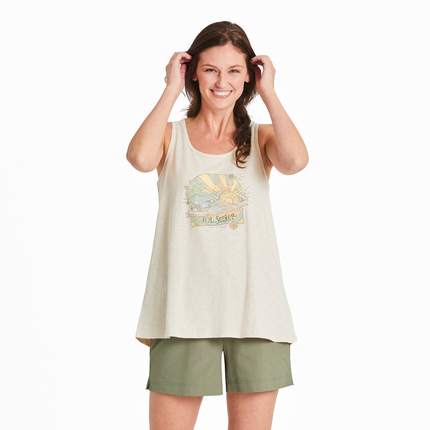 Women's Sol Seeker Textured Slub Tank