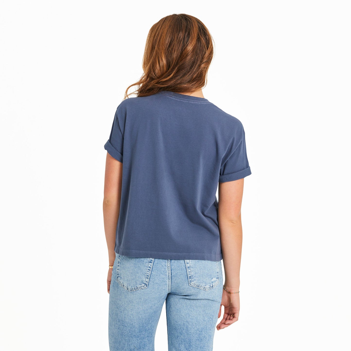 Women's Showtime Rise Coffee Sun Short Sleeve Crusher Boxy Tee