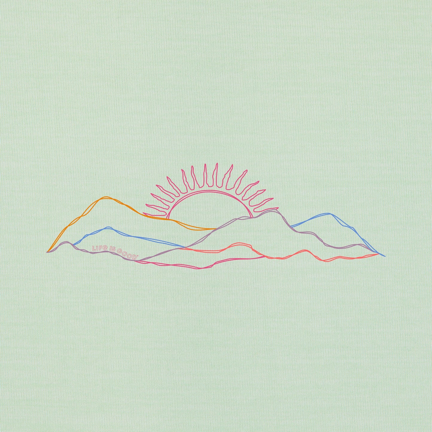 Women's Mountain Sun Scene Long Sleeve Sun Crusher Tee