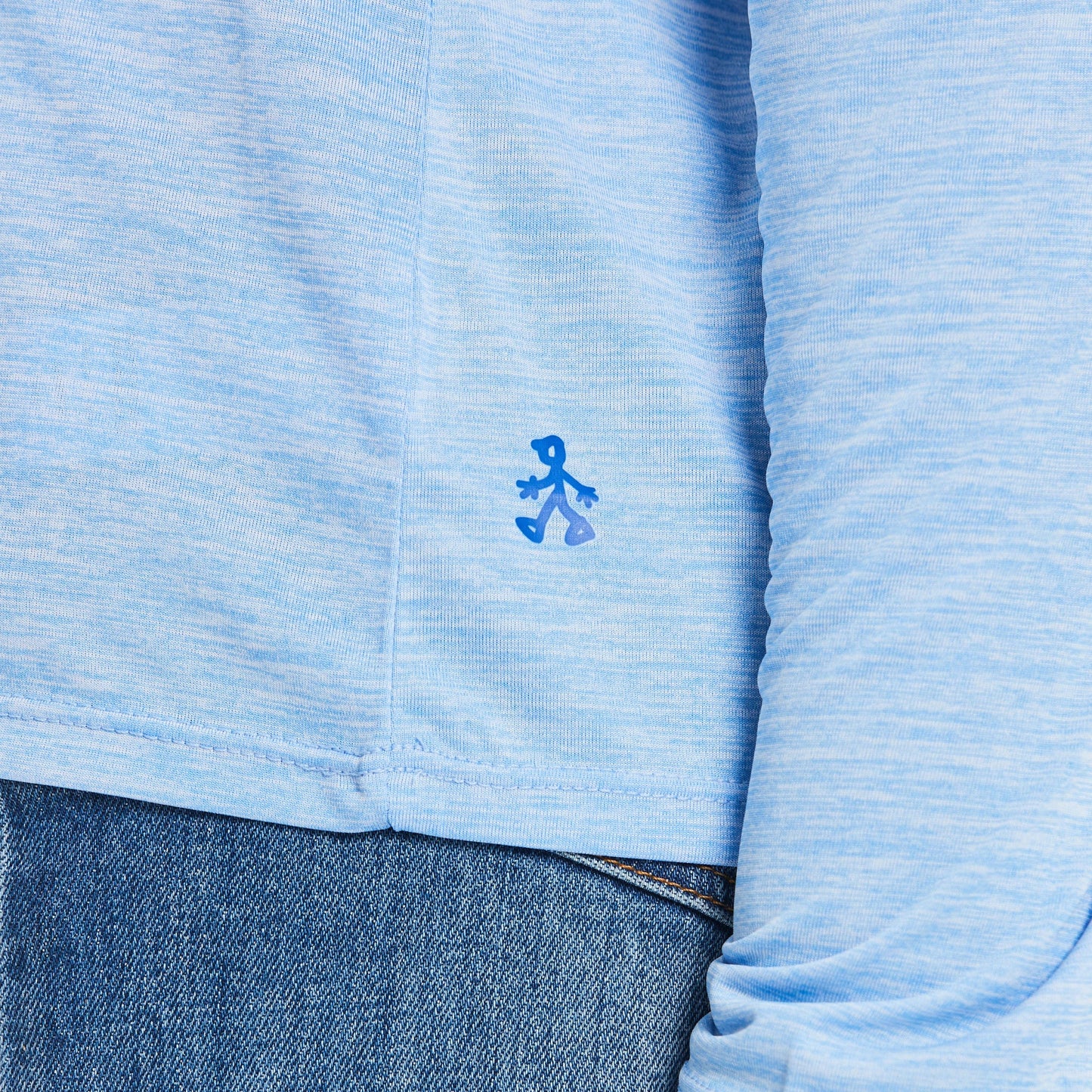 Women's Tie Dye Spatter Three Daisies Long Sleeve Sun Crusher Tee