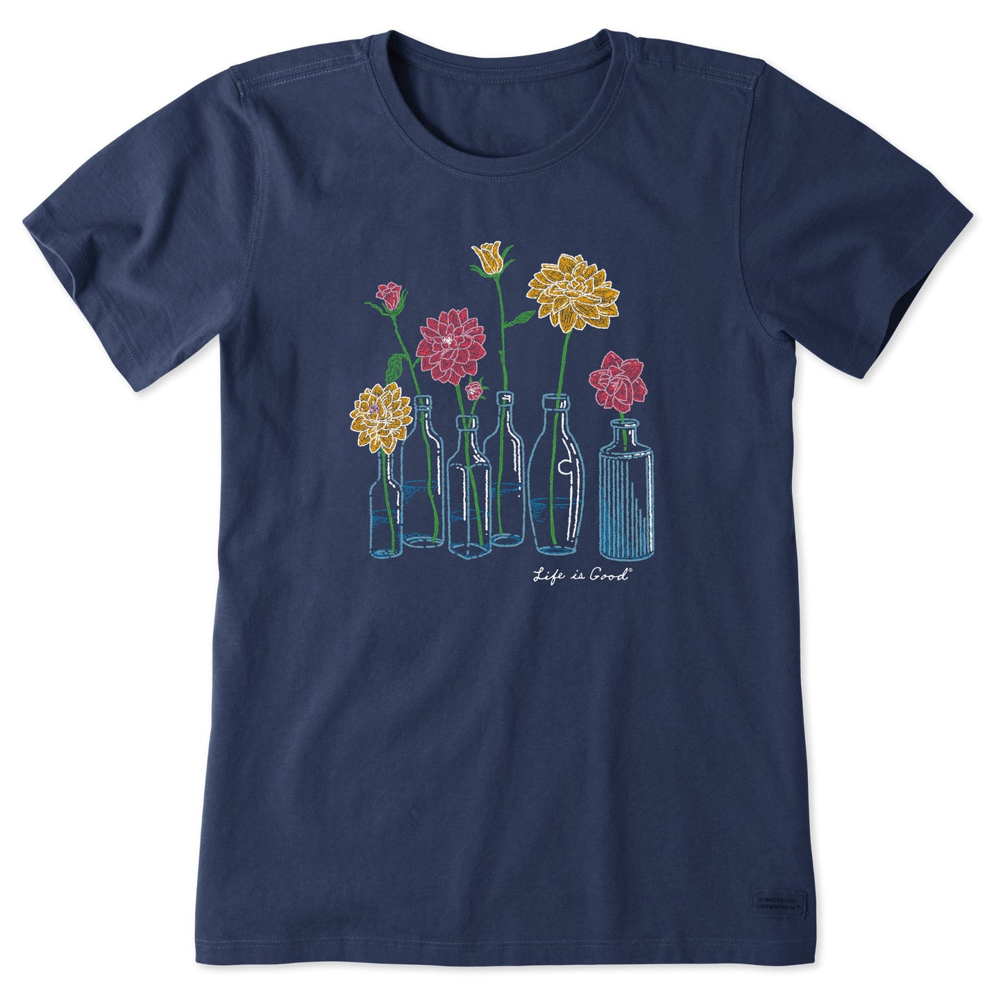 Women's Flower Vases Short Sleeve Tee